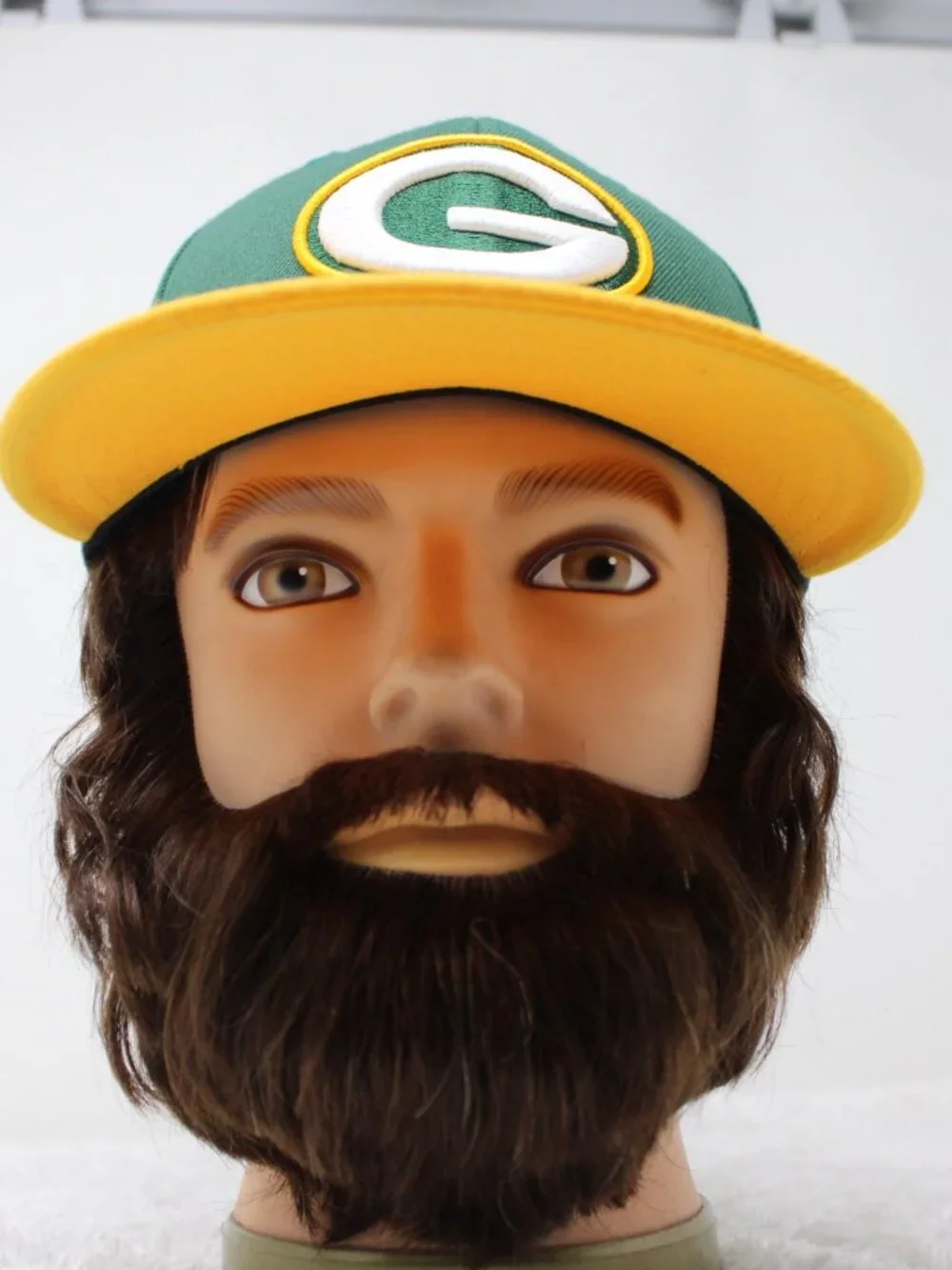 Green Bay Packers Hat Fitted 7 Green/Yellow Mitchell & Ness 100% Wool NFL Cap